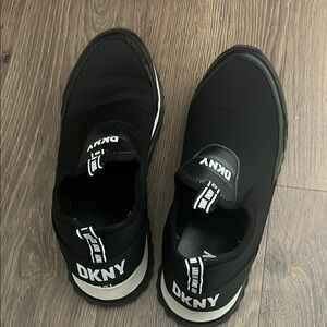 DKNY Black Slip-On Sneakers
